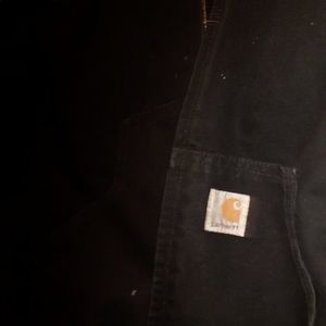 Black carhartt coat